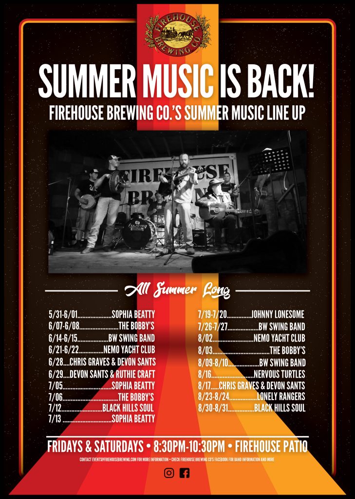 2024 Summer Music at Firehouse Bring Company - Live Music Friday and Saturday Nights